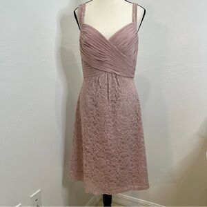 Jasmine Blush Lace Pink Midi Dress Size 10‎ Cocktail Party